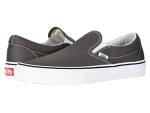 Vans Men's Classic Slip-On Core, Charcoal/White, Size 11.5