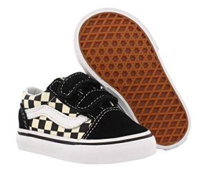 Vans Toddler Old Skool V Sneaker - Black/White