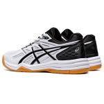 ASICS Kids Upcourt 4 Volleyball Shoes, Black/White