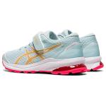 ASICS Kids GT-1000 10 Running Shoes, Aqua/Champagne