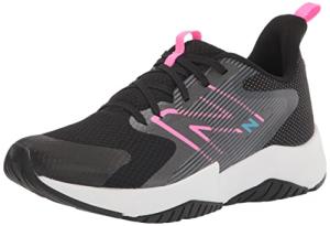 New Balance Kid's Rave Run V2 Sneakers, Black/Pink
