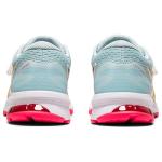 ASICS Kids GT-1000 10 Running Shoes, Aqua/Champagne