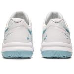 ASICS Kid's Gel-Game 8 Tennis Shoes, White/Blue