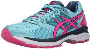 ASICS Women's GT-2000 4 Running Shoes, Turquoise/Navy