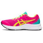 ASICS Kids' JOLT 3 Running Shoes, Pink/Sour Yuzu