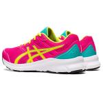 ASICS Kids' JOLT 3 Running Shoes, Pink/Sour Yuzu