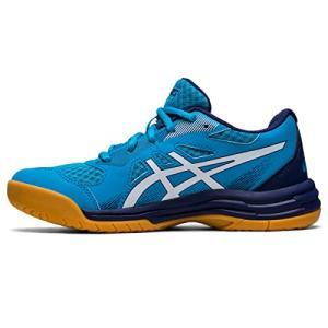 ASICS Kid's Upcourt 5 Volleyball Shoes, Island Blue