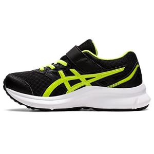 ASICS Kid's JOLT 3 Running Shoe, Black/Green