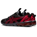 ASICS Men's Gel-Quantum 90 Sneakers, Black/Red