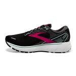 Brooks Ghost 14 Sneakers Black/Pink/Yucca 8.5 D