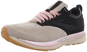 Brooks Ricochet Black Tan Pink Women's Sneakers
