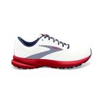 Brooks Launch 7 Men's Running Shoes - White/Red/Blue