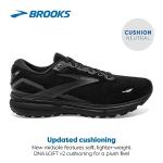 BROOKS Women's Ghost 15 Black Sneaker Size 7