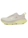 HOKA Bondi 8 Women's Sneakers, Nimbus Cloud/Luminary Green