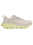 HOKA Bondi 8 Women's Sneakers, Nimbus Cloud/Luminary Green