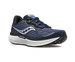 Saucony Triumph 19 Men's Running Shoes, Black/White