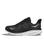 HOKA ONE ONE Men's Clifton 9 Sneakers, Black/White