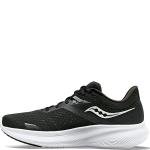 Saucony Men's Ride 16 Black/White Running Shoe