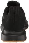 adidas Originals Men's Swift Running Shoe, Black/Black/Gum, 11