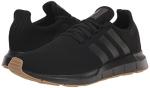 adidas Originals Men's Swift Running Shoe, Black/Black/Gum, 11