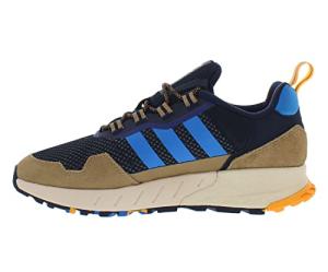 adidas Originals Men's ZX 1K Boost Sneaker Shoes, Legend Ink/Blue Rush/Orange Rush, 9