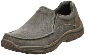 Skechers Men's Avillo Khaki Slip-On Loafer 11 M