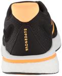 adidas Supernova Men's Running Shoe, Core Black/Flash Orange
