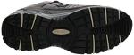 Skechers Men's Energy Afterburn Shoes Lace-Up Sneaker, Black, 15