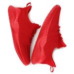 Men's Lightweight Slip-On Red Running Sneakers
