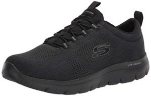 Skechers Men's Louvin Black Loafer - 10.5 Wide