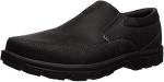 Skechers Men's Black Leather Slip-On Loafer Size 10.5