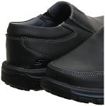 Skechers Men's Black Leather Slip-On Loafer Size 10.5