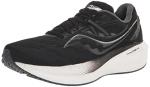 Saucony Triumph 20 Men's Running Shoes, Black/White