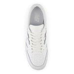 New Balance BB480 Men's White Sneakers, Size 10.5