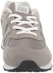 New Balance Kids' 574 Lace-Up Sneakers, Grey/White
