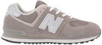 New Balance Kids' 574 Lace-Up Sneakers, Grey/White