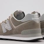 New Balance Men's 574 Core Sneakers, Grey/White