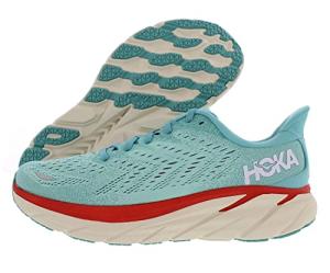 HOKA Clifton 8 Women's Shoes Size 9.5 Aquarelle/Eggshell Blue