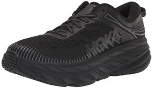 HOKA Bondi 7 Men’s Sneakers Size 10 - Black