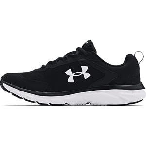 Under Armour Men's Charged Assert 9, Black (001)/White, 11 X-Wide US