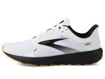 Brooks Launch 9 Men's Running Shoes, White/Black/Brown