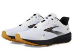 Brooks Launch 9 Men's Running Shoes, White/Black/Brown
