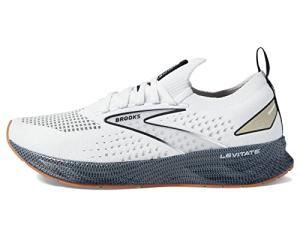 Brooks Levitate Stealthfit 6 Running Shoes, White/Black