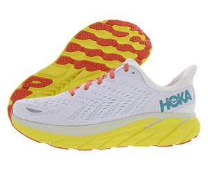 HOKA ONE ONE Clifton 8 Men's Sneakers, 12/Blanc De Blanc