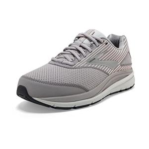 Brooks Women's Suede Walking Shoe - Alloy/Oyster/Peach