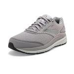 Brooks Women's Suede Walking Shoe - Alloy/Oyster/Peach