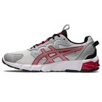 ASICS Men's Gel-Quantum 90 Sneakers, Glacier Grey/Red