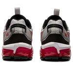 ASICS Men's Gel-Quantum 90 Sneakers, Glacier Grey/Red