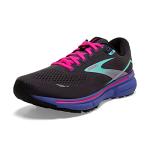 Brooks Ghost 15 Women's Running Shoe, Black/Blue