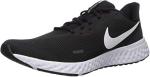 Nike Men's Revolution 5 Running Shoe, Black/White